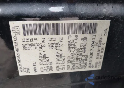 2021 Nissan Rogue Sl Intelligent Awd из США, поврежденный, VIN 5N1AT3CB0MC720411